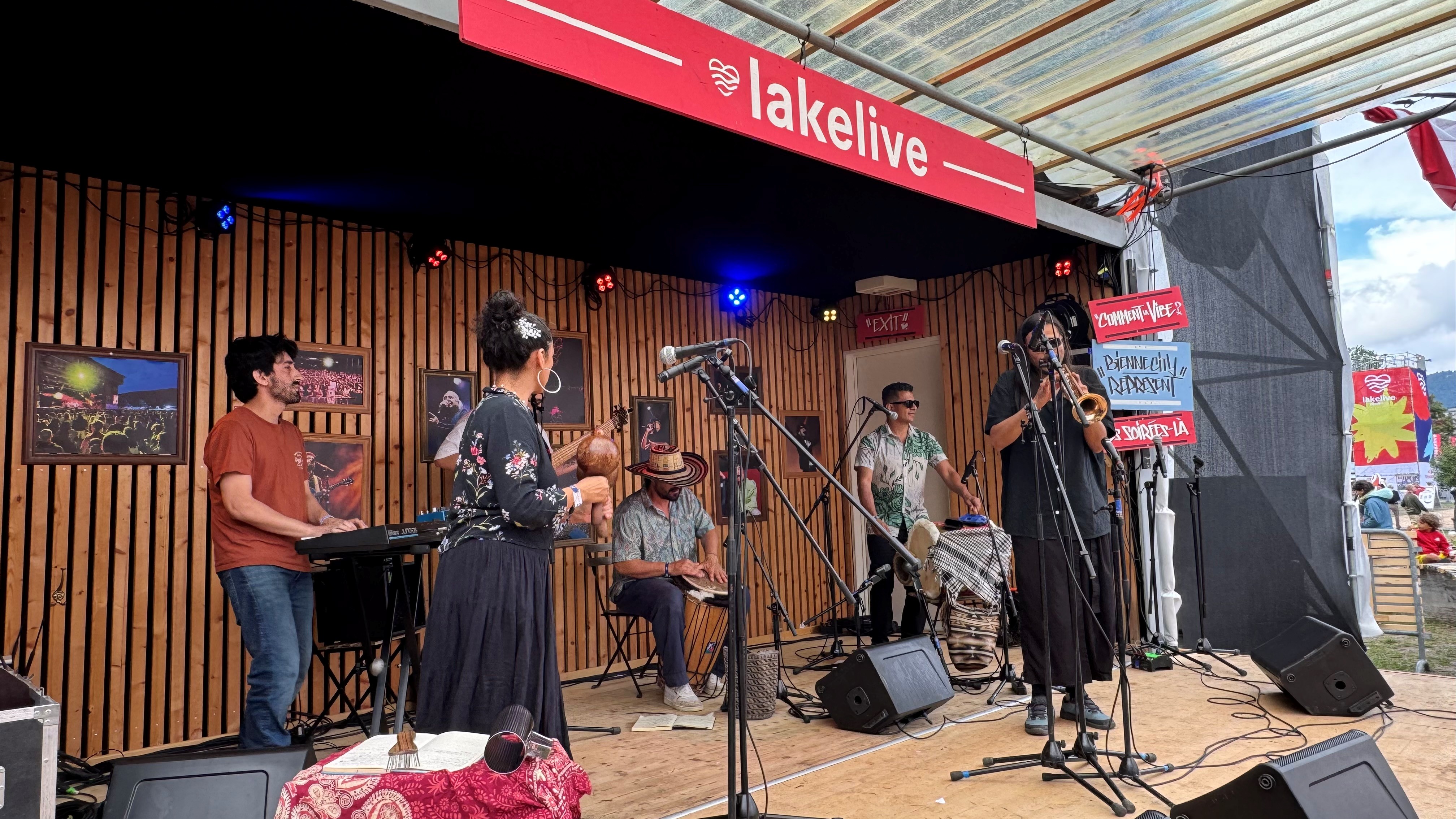 El León Pardo Sexteto representó a Colombia en el Festival Lakelive de Suiza